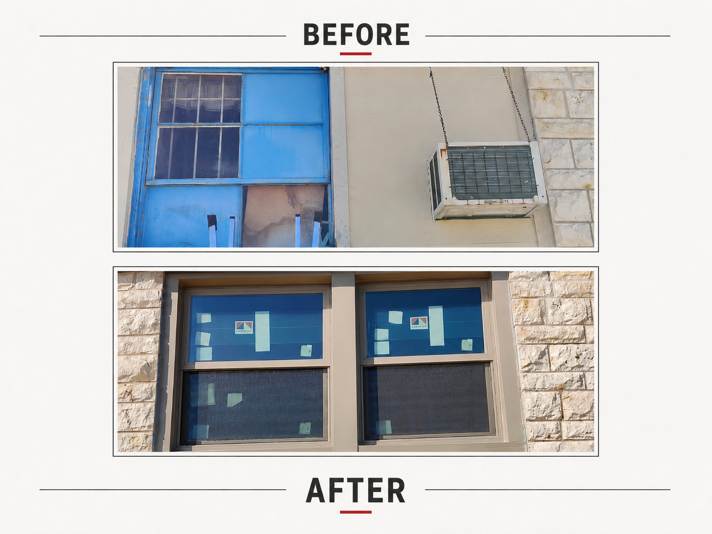 Andersen windows before and after